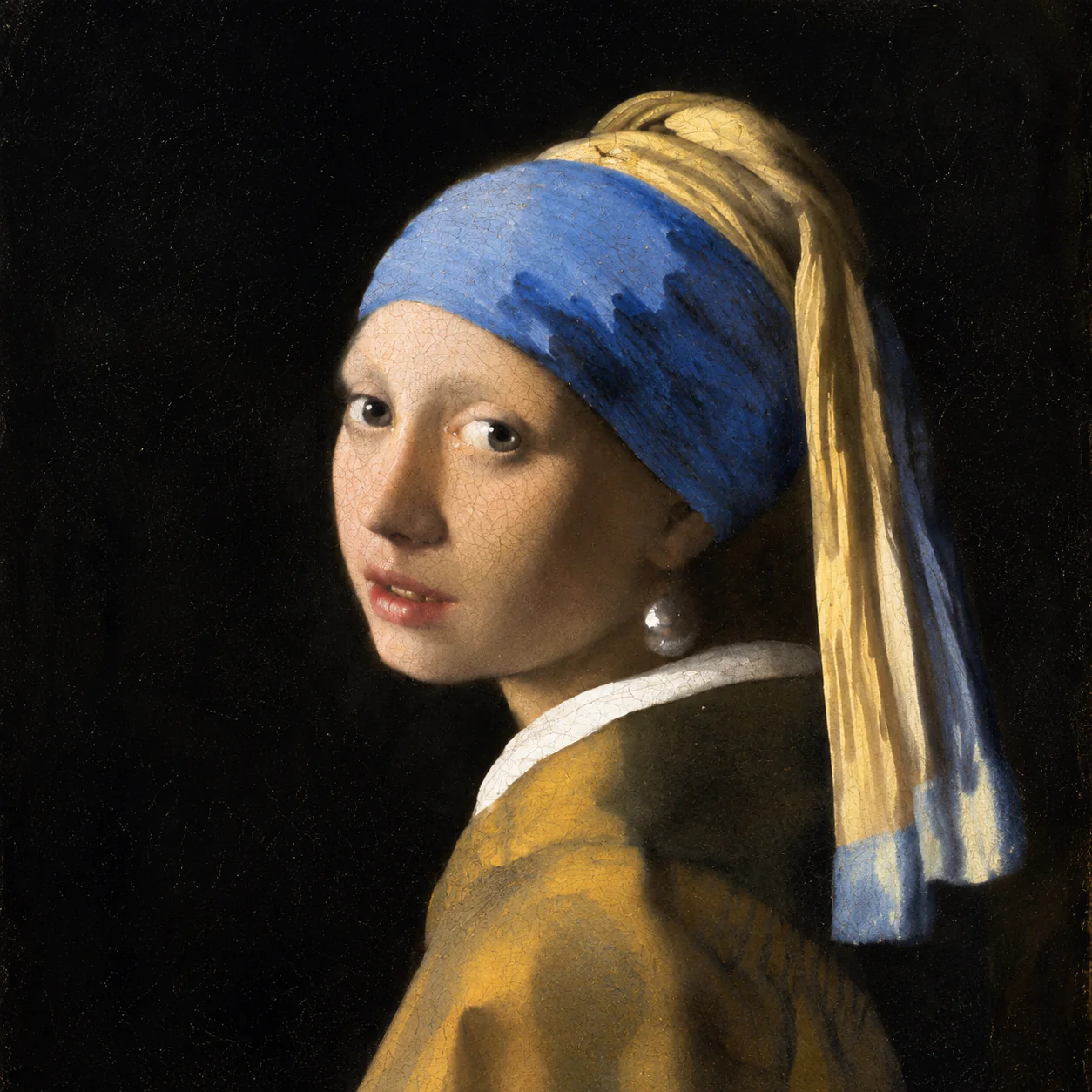 Het meisje met de parel van Johannes Vermeer